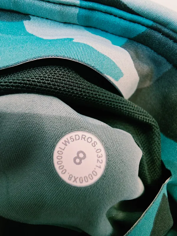 {8} Lululemon Base Pace Heritage 365 Tidewater Teal Camo High Rise Legging - Image 14