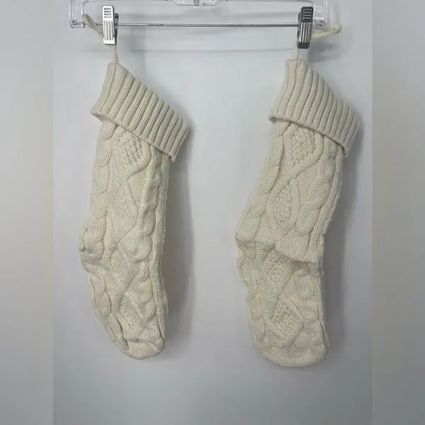Cream, color, slipper, socks, brand,‎ new comfy Tan - Image 3