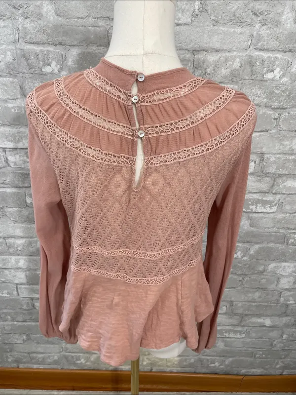 Free People Dusty Rose Aria babydoll top - Image 3