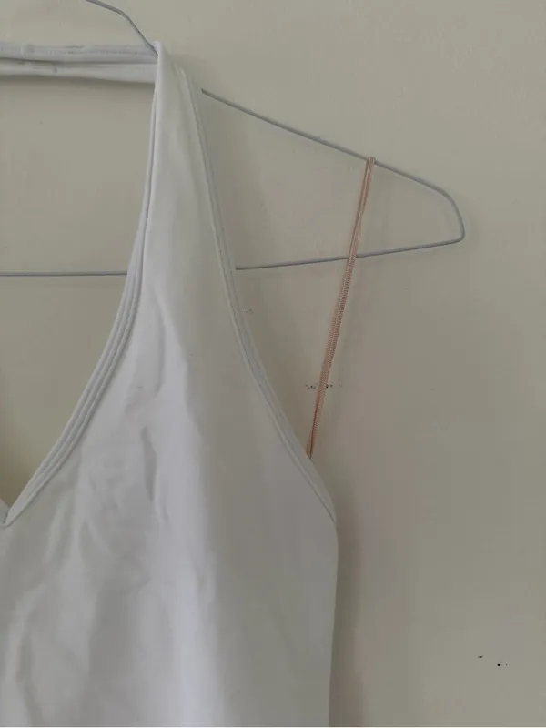 Aritzia Wilfred Free LIFE Whistle Dress in White Size Large Preppy Tennis Prep - Image 6