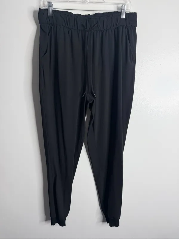 Lululemon Stretch High-Rise Jogger‎ Black Size 10 W5CV4S Athleisure Activewear - Image 2