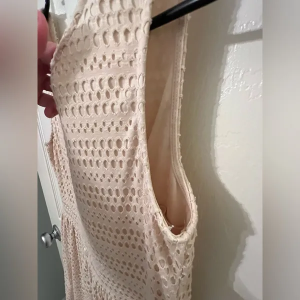 Cute Spring Dress Tan - Image 6