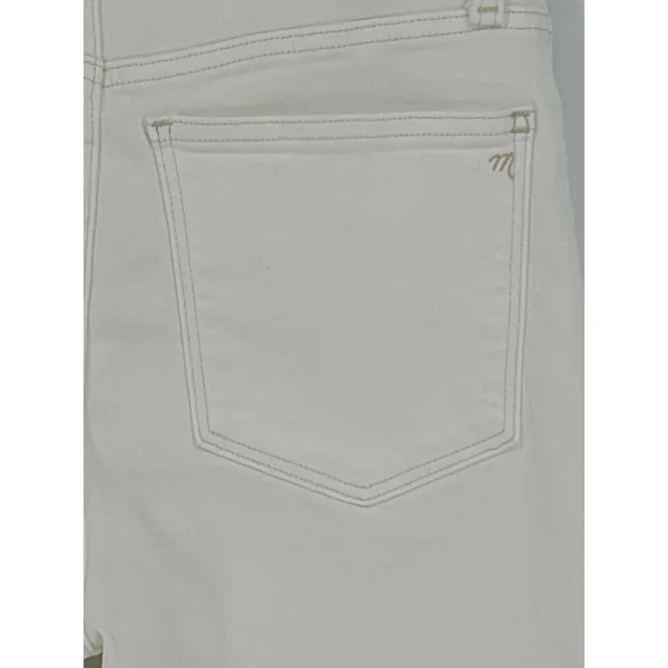 Madewell The Perfect Vintage Jean Womens 24 Tile White‎ Raw Hem High Rise Denim - Image 10