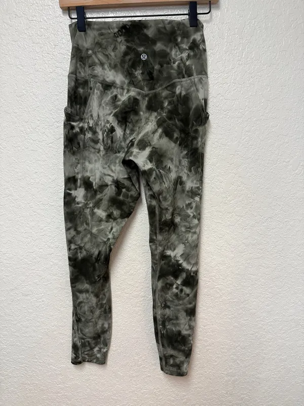 🍋 LULULEMON *flawed* Tie-Dye High-Waist Leggings Size 6 W5DVRS - Image 11