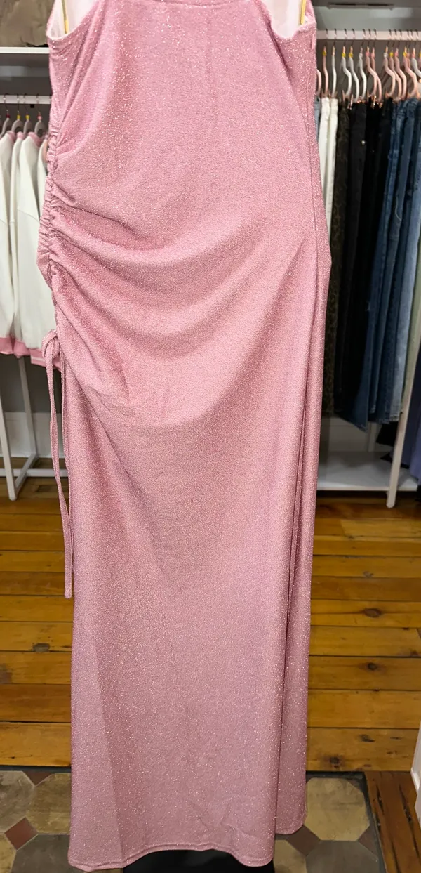 D&M Pink Glitter Formal Dress - Image 8