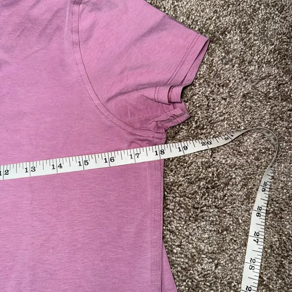 Lululemon Love Tee Dress Women 8 Pink Good Short Sleeve Mini A-Line - Image 2