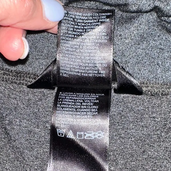Women's The North Face Cropped Athletic Leggings High Waisted Dark Grey Size XL‎ - Image 5
