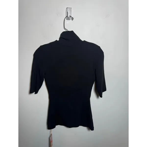Brand New OGL Women's Size Small Black Knit Mock Neck Pullover Top Shirt - Image 6