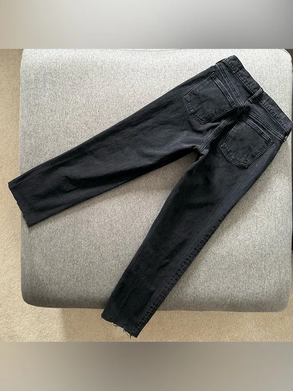 Abercrombie & Fitch Mid Rise Straight Leg Jeans Size 24 - Image 7