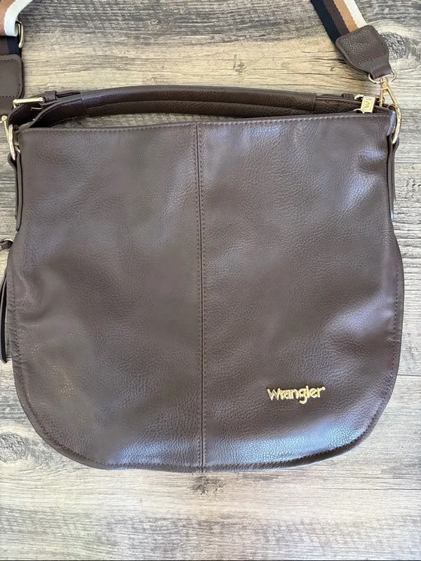 Wrangler Vintage Leather Hobo Bag - Image 2