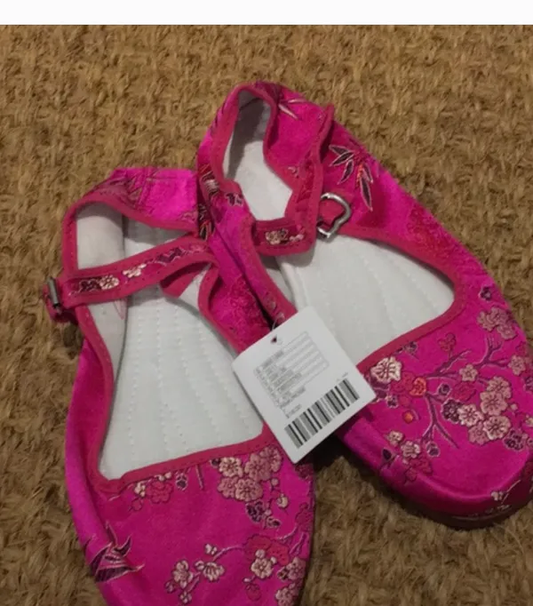 Urban Outfitters Satin Pink Mary Jane Shoes - Image 2