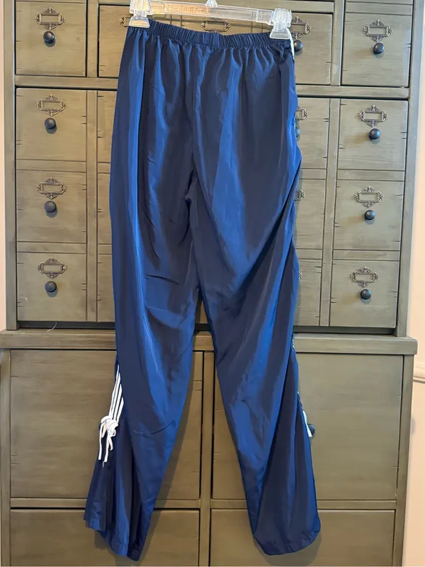 Edikted Women’s Athletic Track Pants with Side Stripes - Navy - Image 2