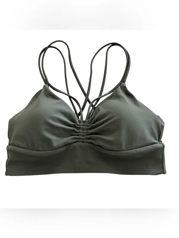 Lululemon Full Expression Bra Grey Sage Size 8 - Image 4