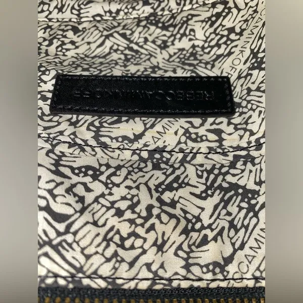 Rebecca Minkoff Mini M.A.C Leather Crossbody Bag Black/Light Gold - Image 10