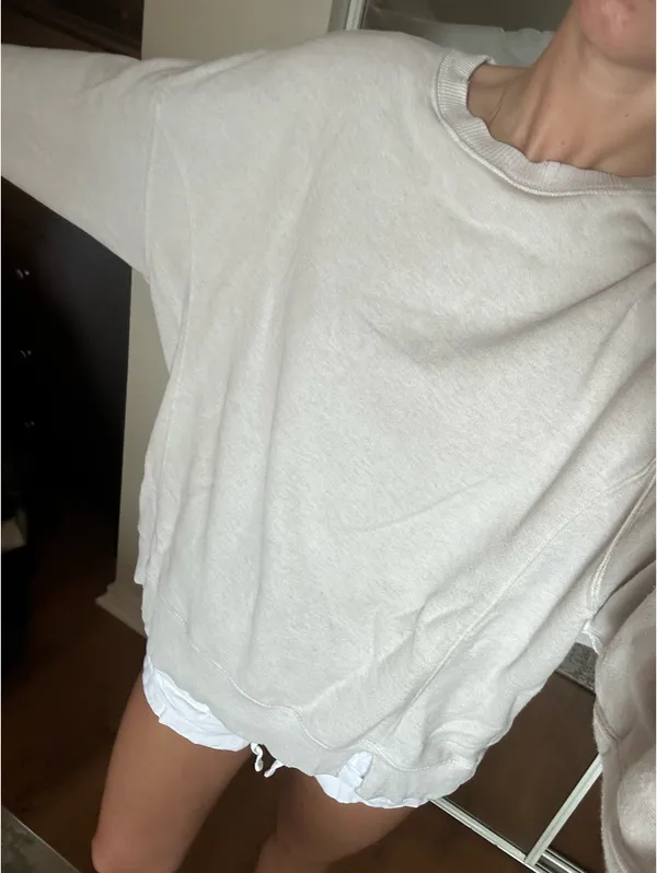 Aerie Sweatshirt Crewneck Oversized Pullover Comfy - Image 2