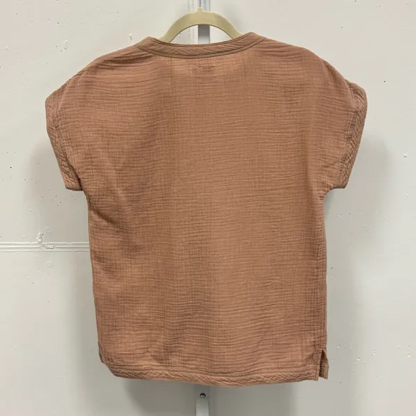 Faherty Dream Organic Cotton Gauze T-Shirt Minimalist Lightweight‎ Summer Top XS - Image 4