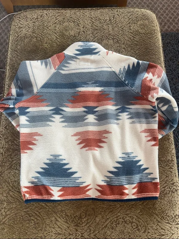 Women’s Patterned Fleece Jacket - Image 6