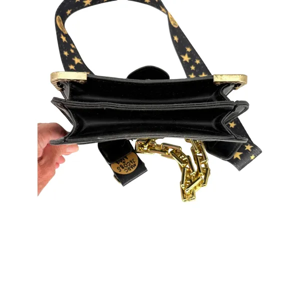Black Crossbody Bag Gold Chain Star Guitar Strap‎ Jingpin Mini Shoulder Handbag - Image 12