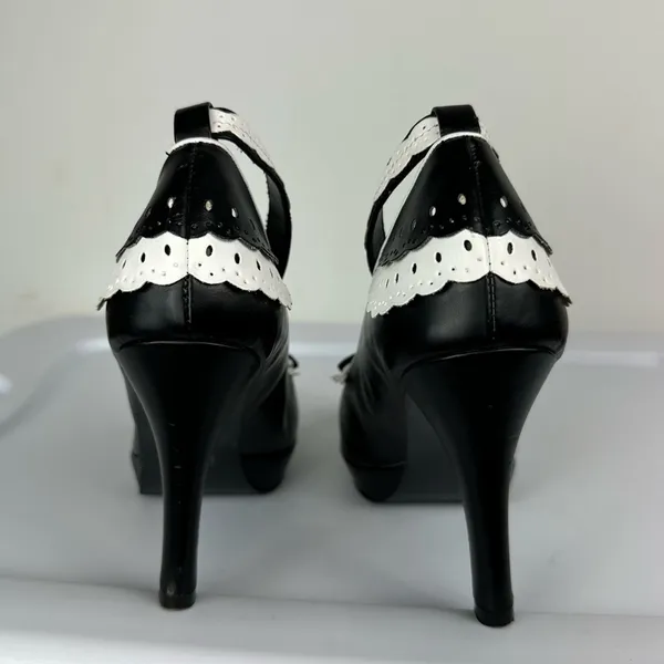 Funtasma Womens Mary Jane Heels Sz 8 Flapper Maid Halloween Dressy - Image 15