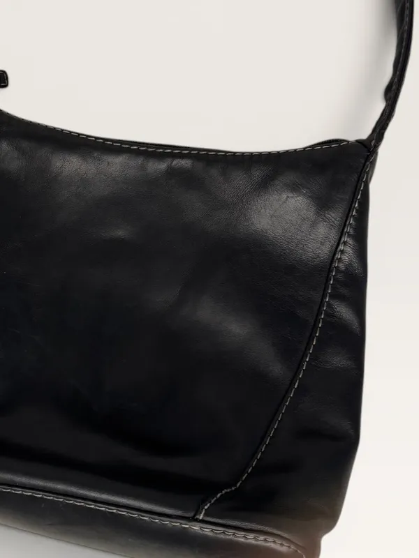 Fossil Black Leather Shoulder Bag - Image 2