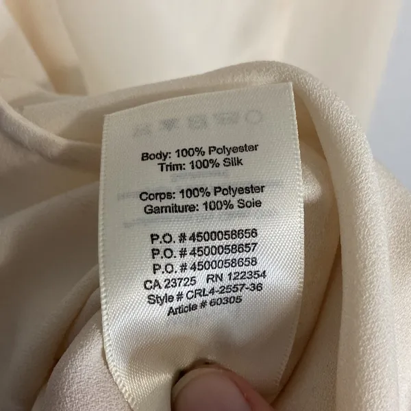 ARITZIA Wilfred Silk Faustine Blouse Sleeveless Tank Open Back XS - Image 5