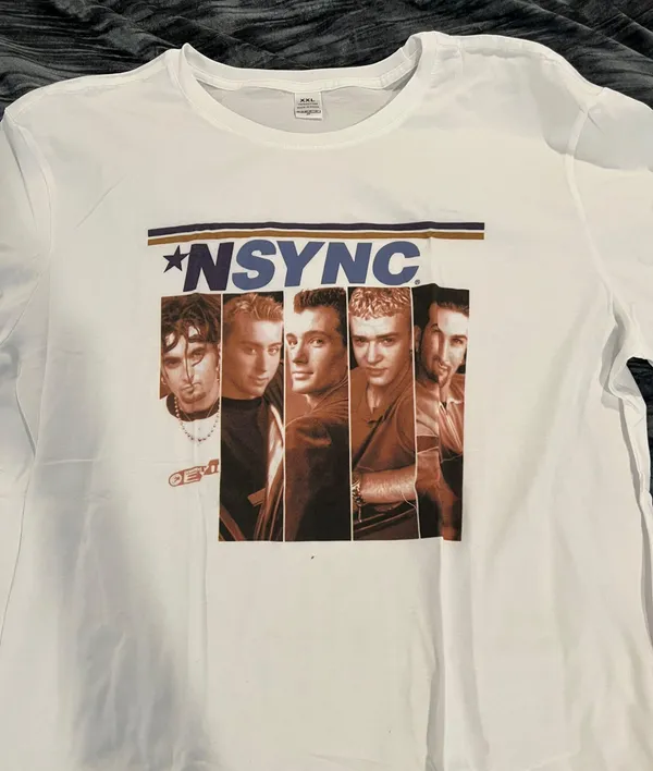 White Graphic *NSYNC T - Image 2