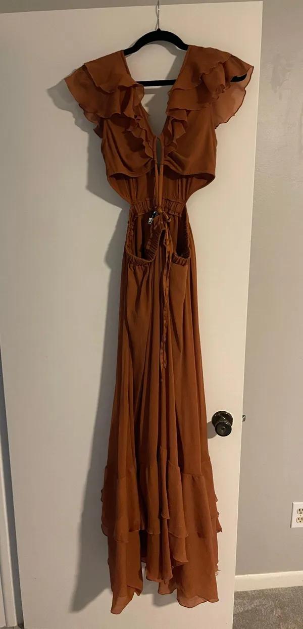ASOS Ruffle Maxi Dress - Image 3