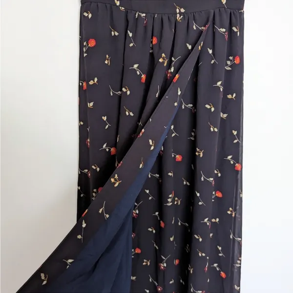 Madewell Tulip-Sleeve Maxi Dress in Sweet Blossoms size 0 - Image 4