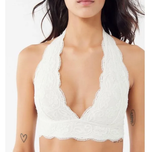 Urban Outfitters Out from Under Lace Halter Bra - Image 2