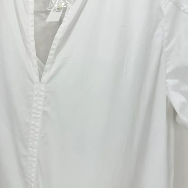 J.Crew Tall Delilah Dress Cotton Poplin Puff Sleeve Minimalist White Medium NWT - Image 13