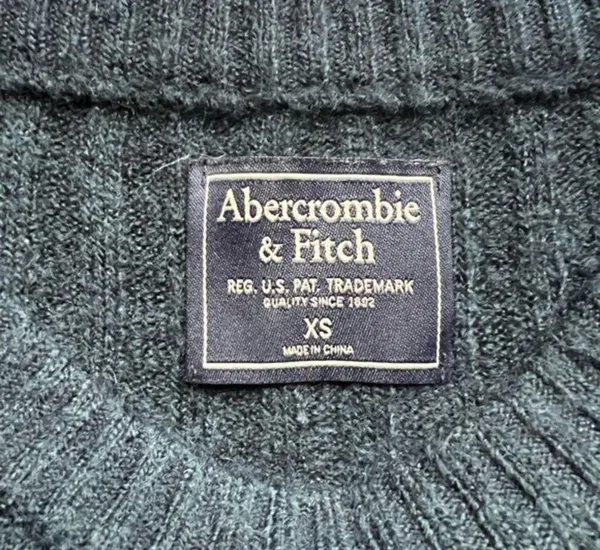 Abercrombie & Fitch Navy Blue Sweater Size XS - Image 3