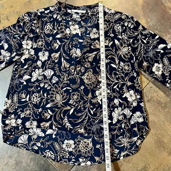 Lush Women’s Small Floral Blouse with Chocker - Image 6