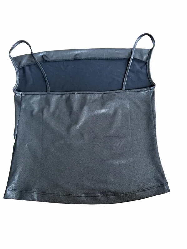 NAKD Women’s Sleek Black Camisole Tank Top - Image 2