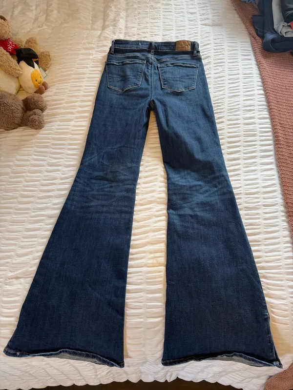 American Eagle Flare Jeans - Size 0 - Image 2