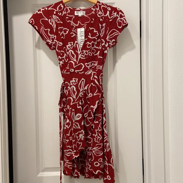 XIX Palms Louvre Party‎ Dress Red - Image 4