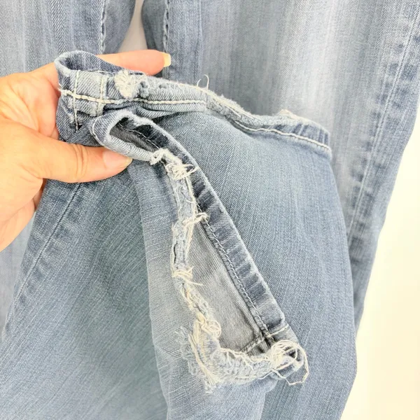 BKE Harper Distressed Bootcut Jeans Sz 31Lx33.5 Embroidered Buckle Y2K Country - Image 8