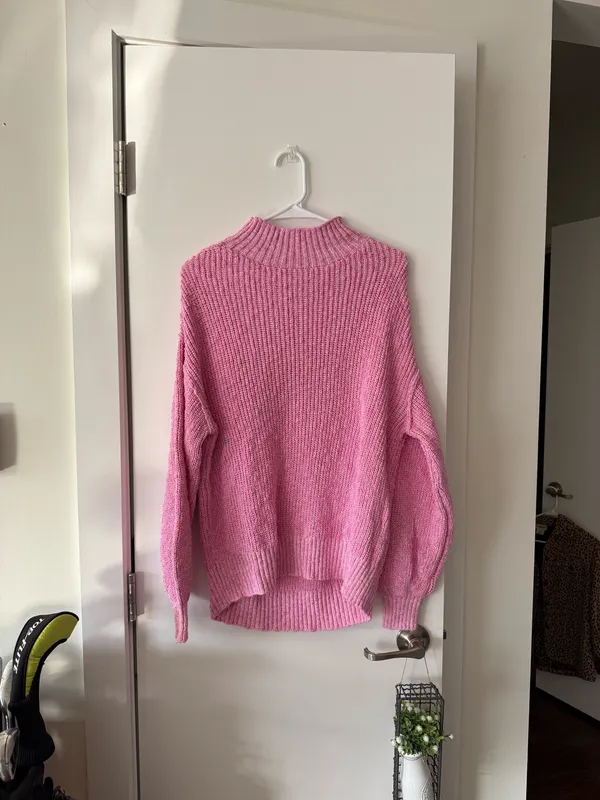 aerie cotton mock neck sweater - Image 7
