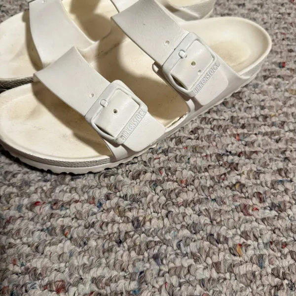 Birkenstock Women's Arizona EVA Sandal in White- Size 39 (8/8.5) - Image 7