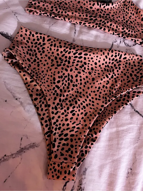 Nasty Gal Leopard Print Bikini Set - Image 2