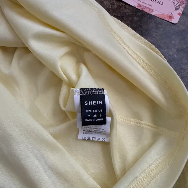 Shein Pastel Yellow Dress - Image 3