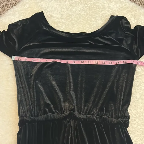 Material girl active medium‎ velvet jumpsuit - Image 6