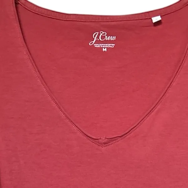 J. Crew raw edge v neck tank sz M - Image 3