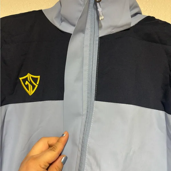 Blue Waterproof Jacket Black Size L - Image 2