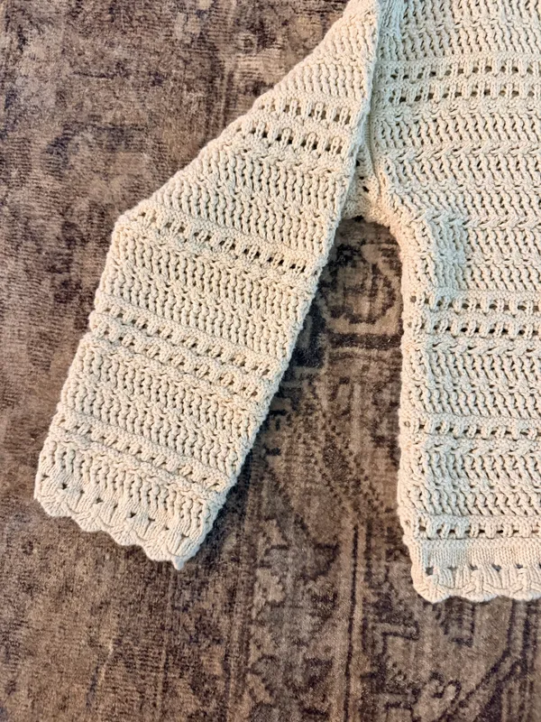 Abercrombie and Fitch Crochet Sweater - Image 2