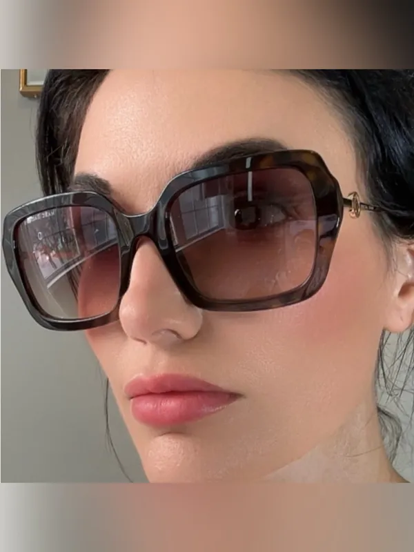 Marc Jacobs Gradient Oversized Sunglasses 652/S 086 HAVANA Tortoise 54/21/140 - Image 4