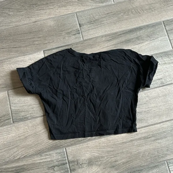 ASOS design black crop tshirt - Image 3