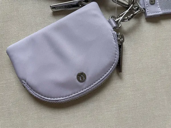 Lululemon Dual Pouch Wristlet *Metallic Wordmark - Faint Lavender - Image 4