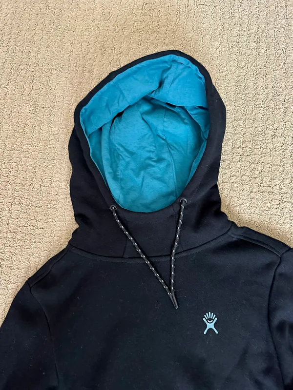Hydro Flask Fleece Hoodie Black - Image 3