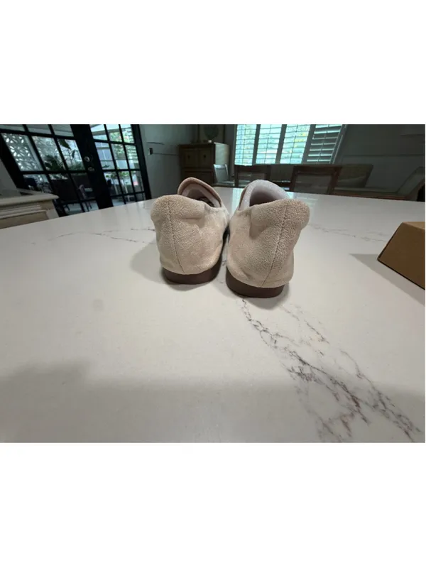 NEW Pointed Toe-Comfortable Career Shoes Vegan Suede Slip On 6.5 - Image 3