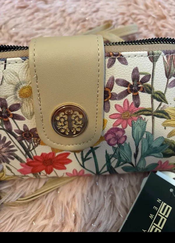 Floral bag handbag crossbody wallet - Image 2